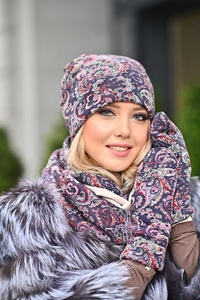 Шапки и снуды из трикотажа