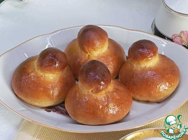Булочки бриошь для завтрака