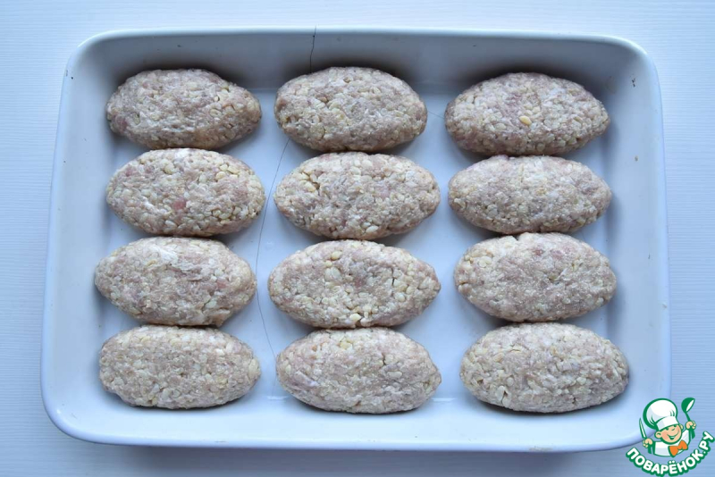 Киббе с бараниной и булгуром