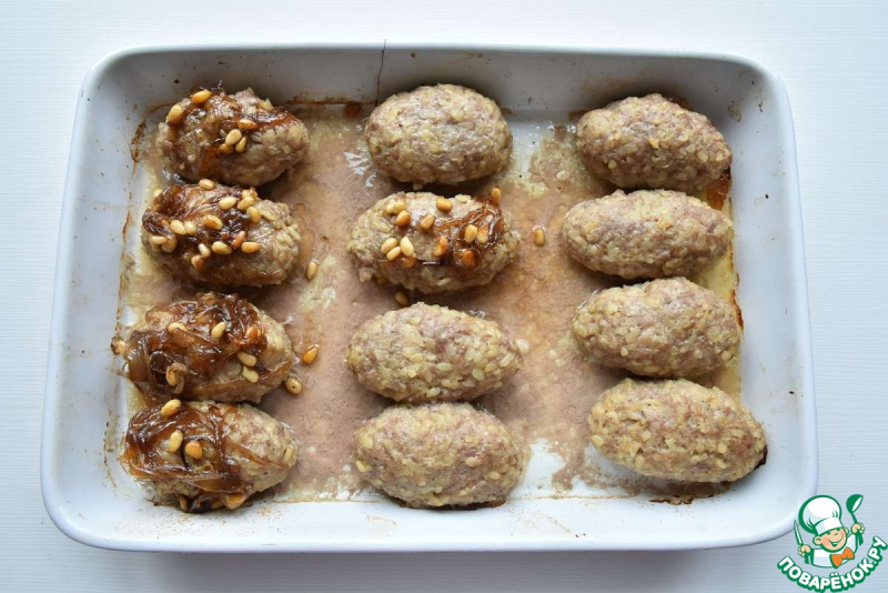 Киббе с бараниной и булгуром