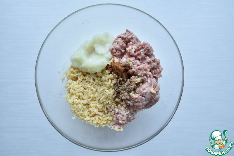 Киббе с бараниной и булгуром