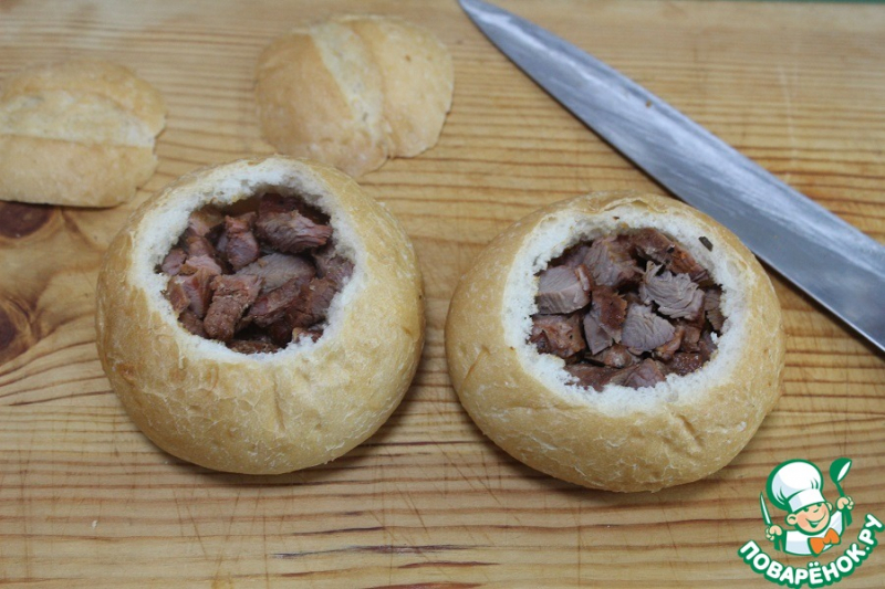 Огуречная закуска с индейкой гриль