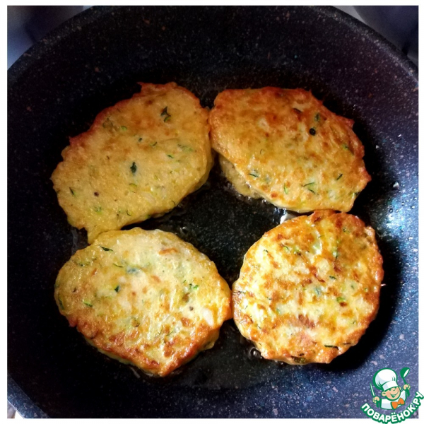 Овощные котлеты с кабачком