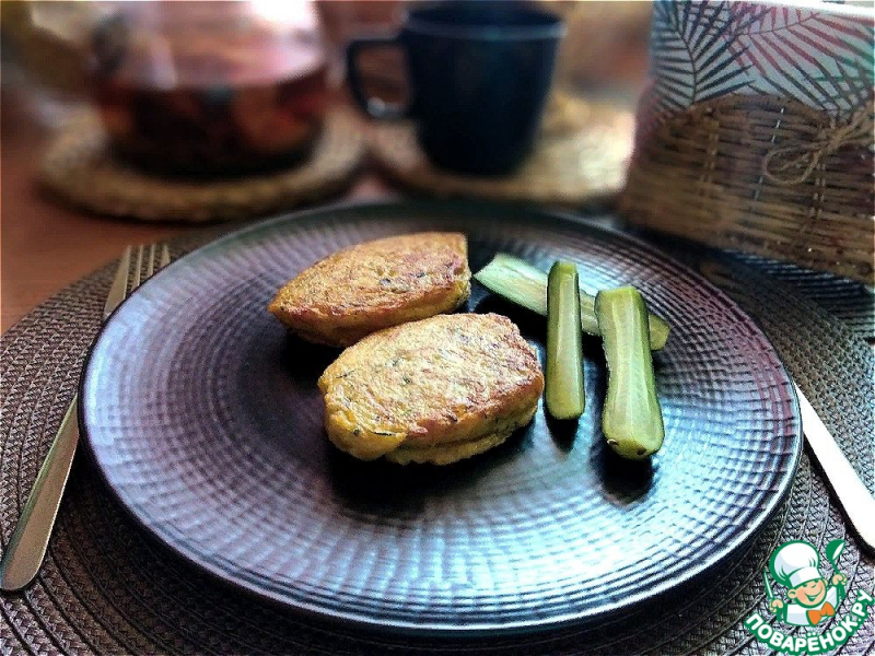 Овощные котлеты с кабачком