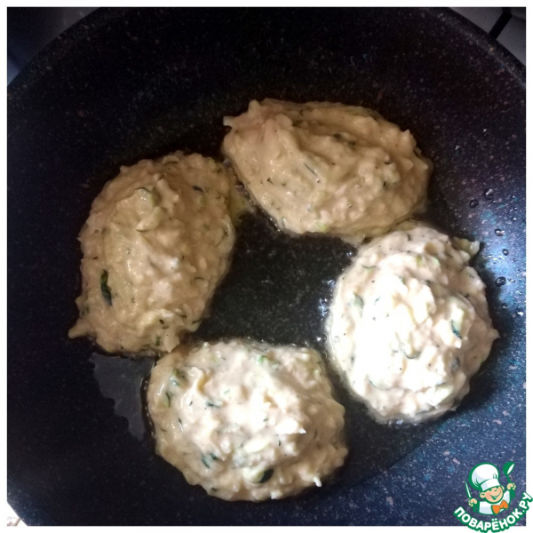 Овощные котлеты с кабачком