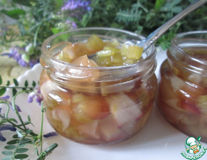 Варенье из черешкового сельдерея с яблоком