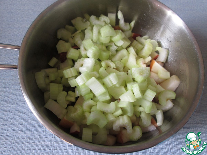 Варенье из черешкового сельдерея с яблоком