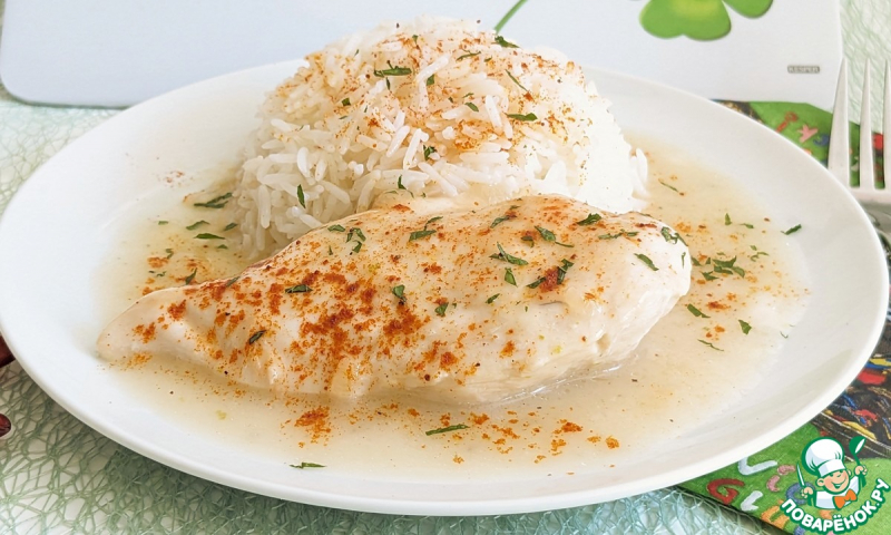Куриная грудка в кокосово-лаймовом соусе