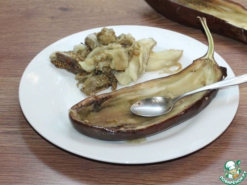 Лодочки из баклажана с творожным сыром