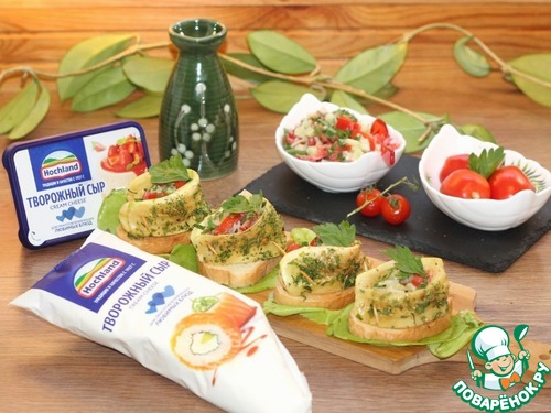 Закуска "Капли" с творожным сыром