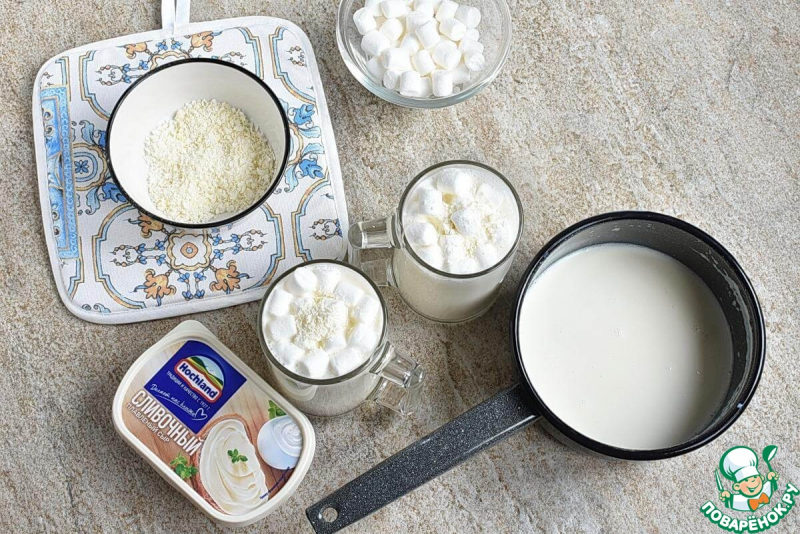 Горячий сырный шоколад