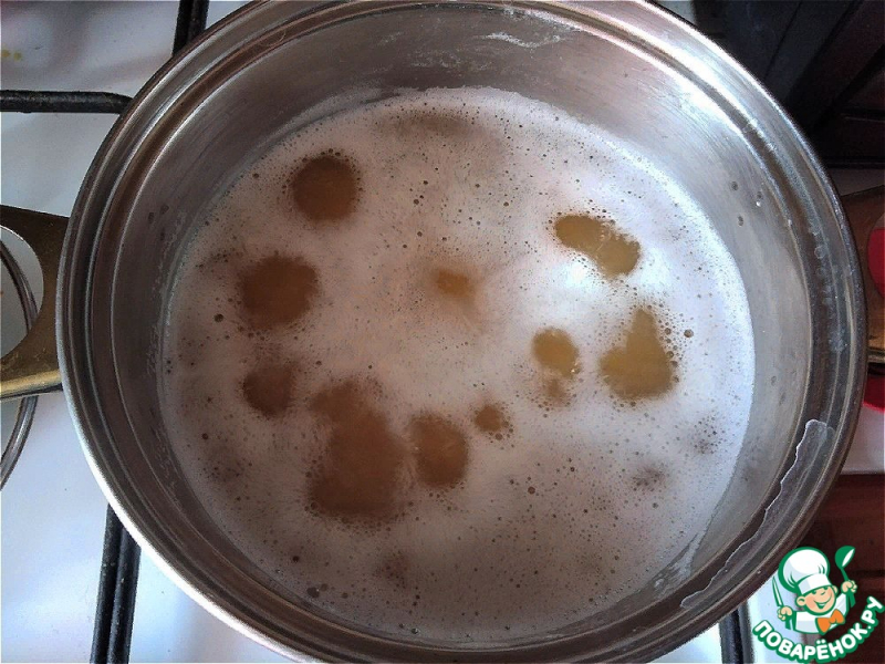Гороховая каша со сливочным сыром