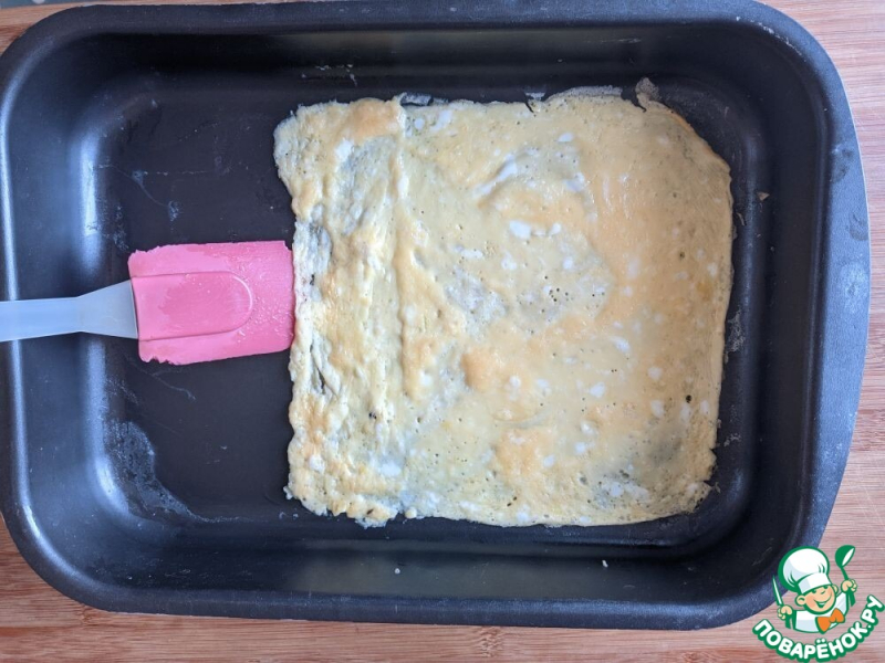 Яичный сэндвич с индейкой по-корейски