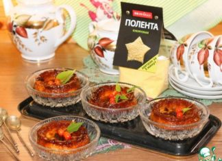 Карамельный, ванильный и шоколадный десерт