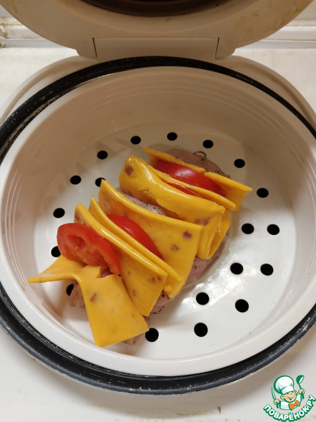 Куриное филе с плавленым сыром