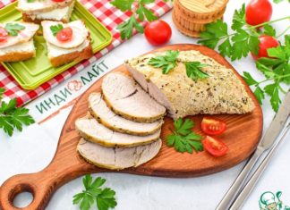 Мясо индейки в соево-горчичном маринаде