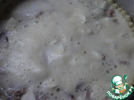 Киш-лорен с сыром и тунцом