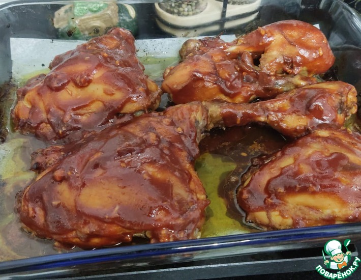 Куриные бёдра в духовке