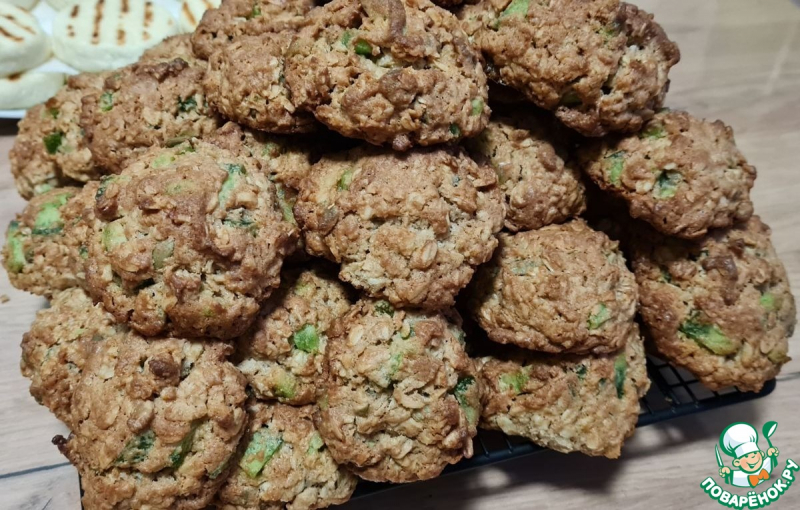 Овсяное печенье с цукатами
