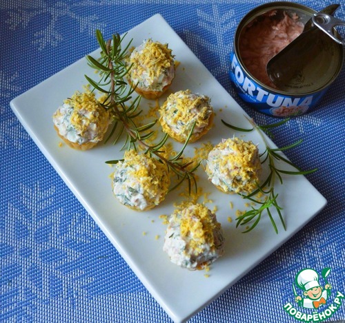 Паштет с тунцом и творожным сыром