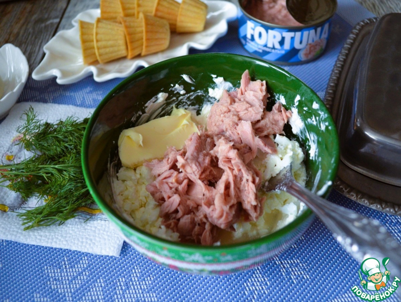 Паштет с тунцом и творожным сыром
