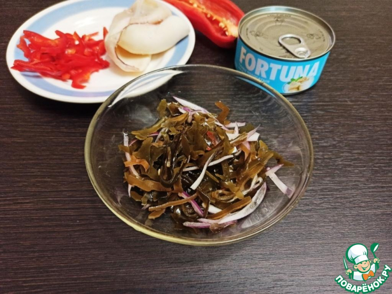 Салат "Дары моря"