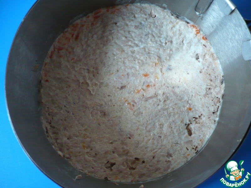 Салат "Мимоза"-с морковным муссом