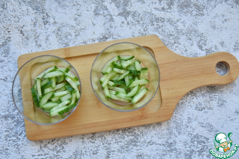 Салат с рисом и тунцом