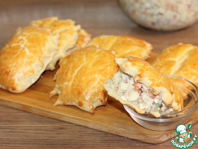Закуска Ракушки с салатом из тунца