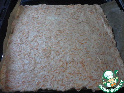 Закусочный морковный рулет