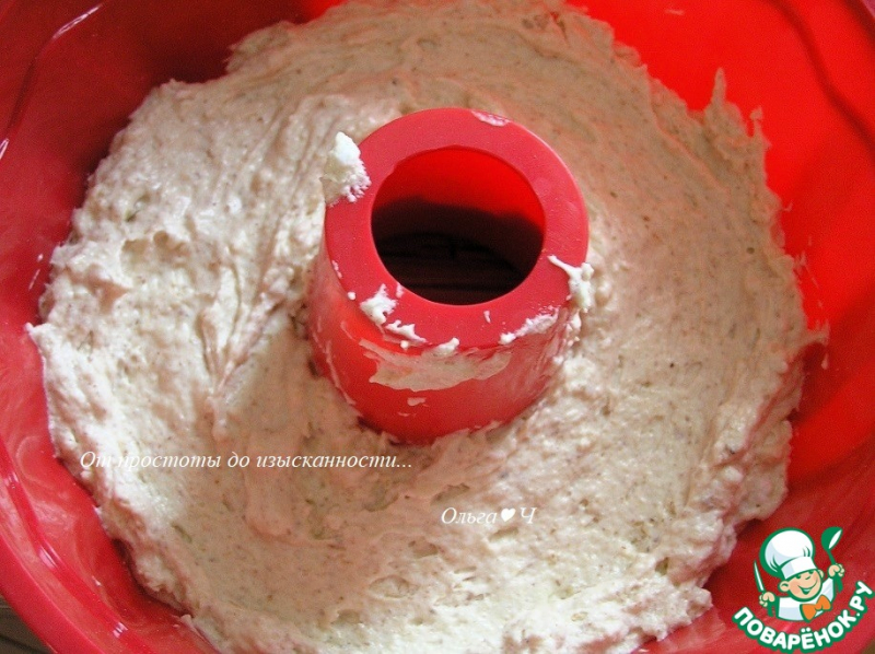 Миндальный кекс с брусникой