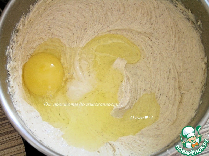 Миндальный кекс с брусникой