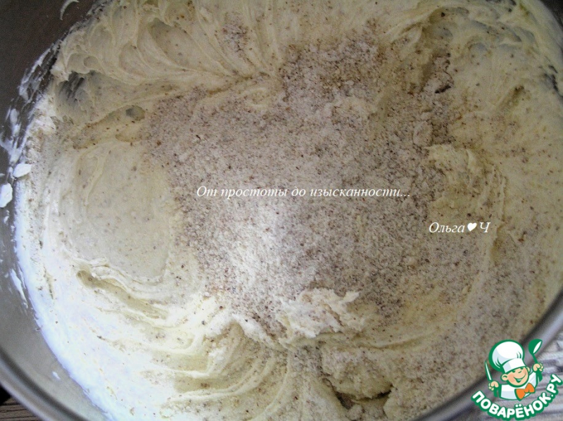 Миндальный кекс с брусникой