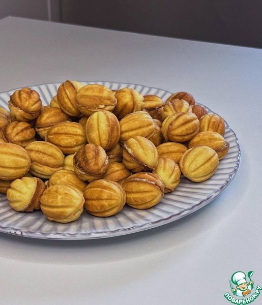 Орешки со сгущенкой из нашего детства