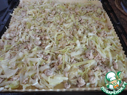 Пирог из белокочанной капусты