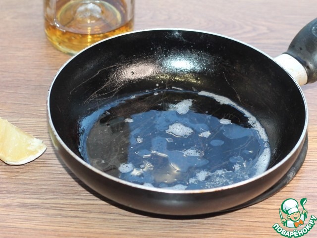 Рыбные полоски с лимонно-медовым соусом