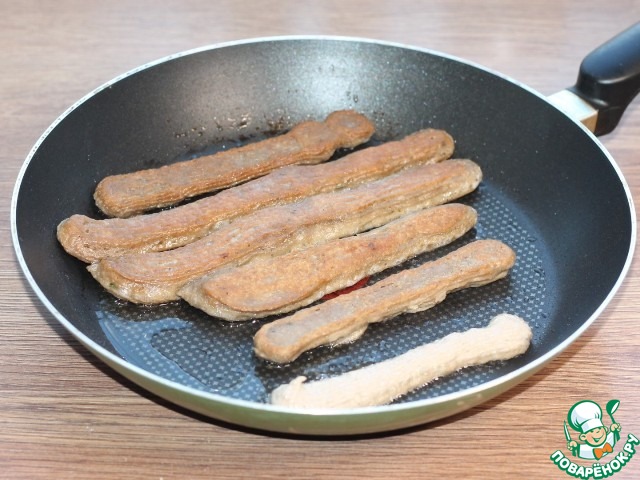 Рыбные полоски с лимонно-медовым соусом