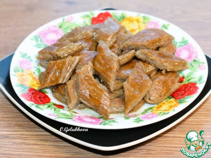 Рыбные полоски с лимонно-медовым соусом