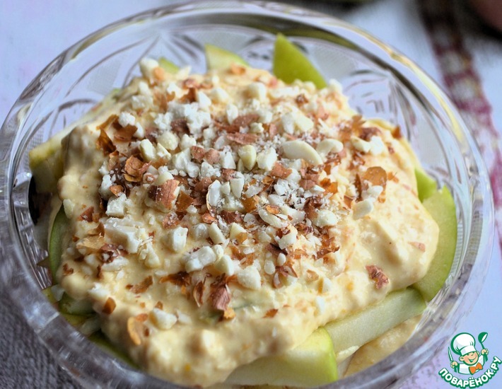 Салат "Лакомка" с йогуртовым кремом