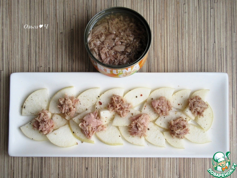 Салат "Метель" с тунцом