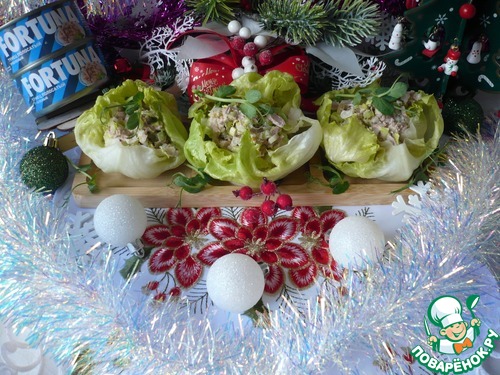 Самый простой салат с тунцом