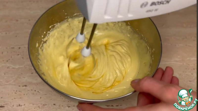 Апельсиновый рулет с апельсиновым кремом